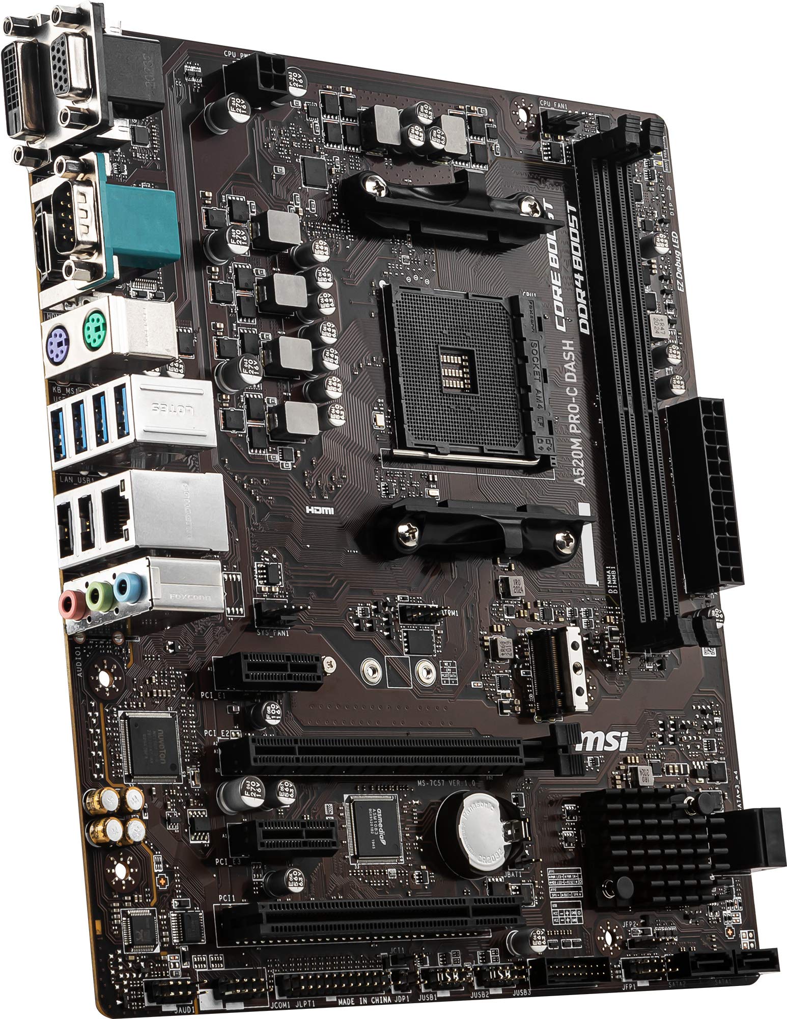 Amazon | MSI A520M PRO-C DASH マザーボード MicroATX [A520チップ